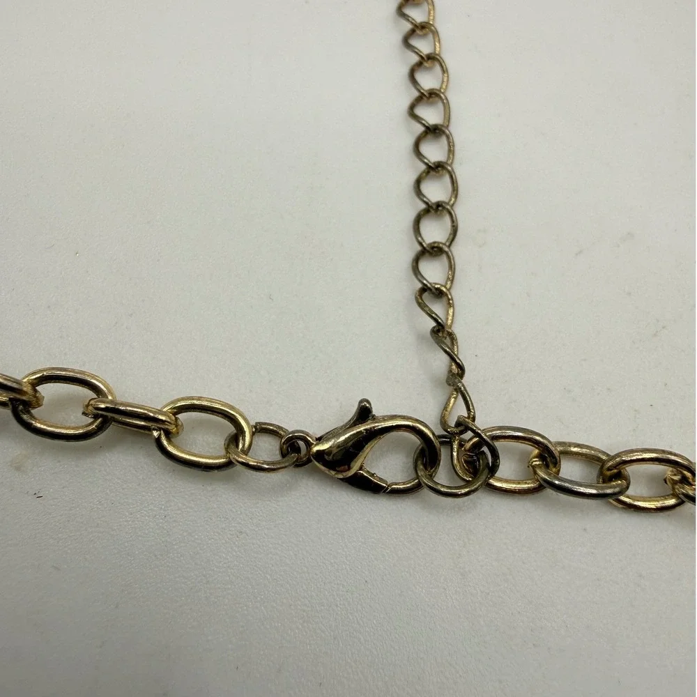 Gold Tone Textured Collar Necklace Adjustable Torque Statement Choker